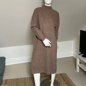 Oversized Knit Sweater Dress